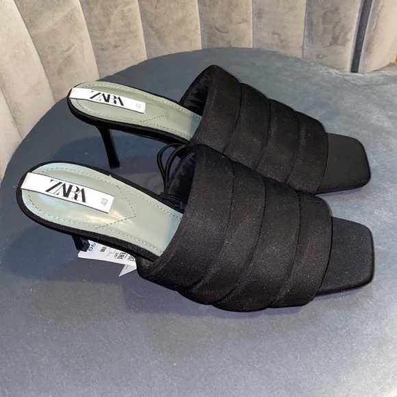 Zara Shoes - Zara black heels. Size 40. Brand new, never worn.